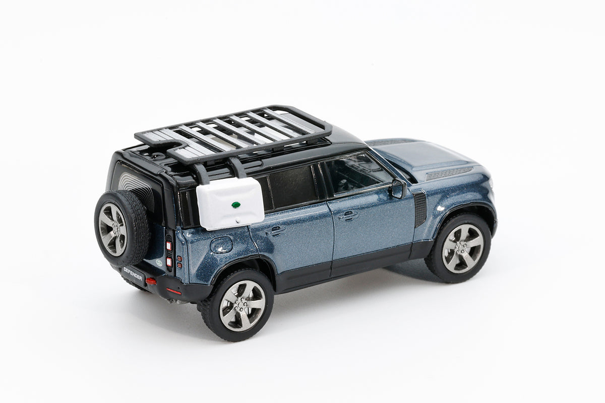 GCD x Enchery - Land Rover Defender 110 - Blue - 1:64 Scale Model - Torque Tribe