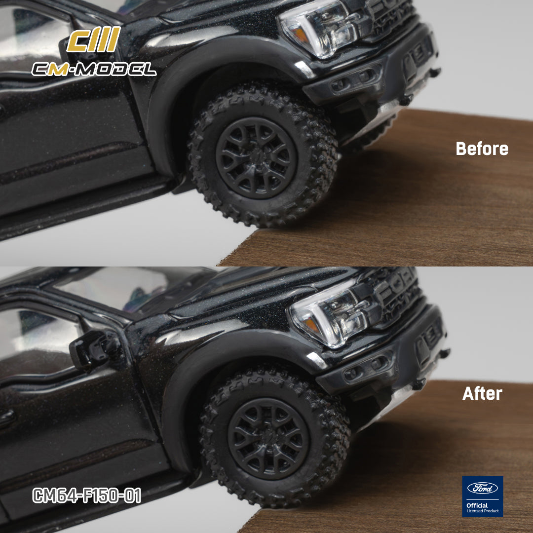 CM Model Ford F-150 Raptor Agate Black Metallic 1:64 - view 7
