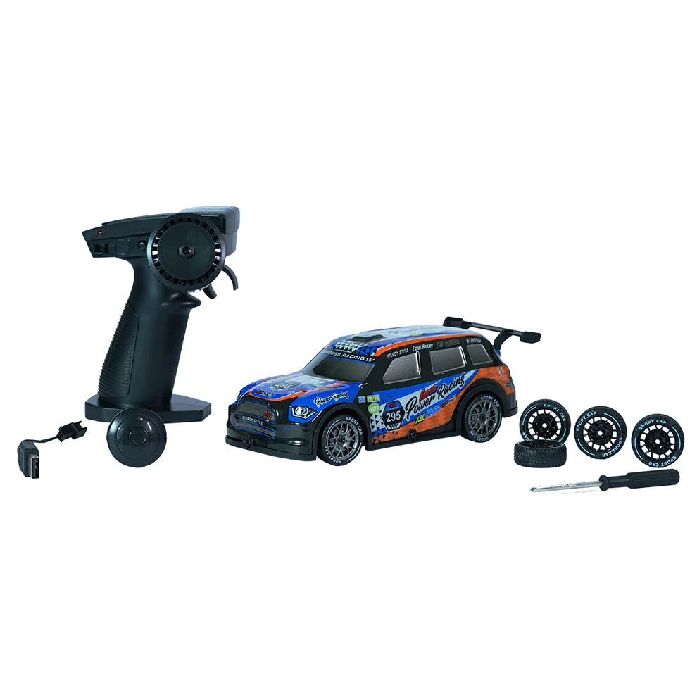 FunChapter - RC Stunt Car - Blue&Orange - 1:22 Scale Remote Car