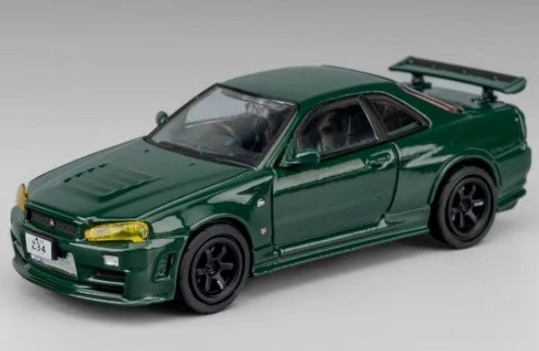 Nissan Skyline GT-R R34 Z-Tune – Green | Shadow by GCD 1:64 Diecast Model - Torque Tribe