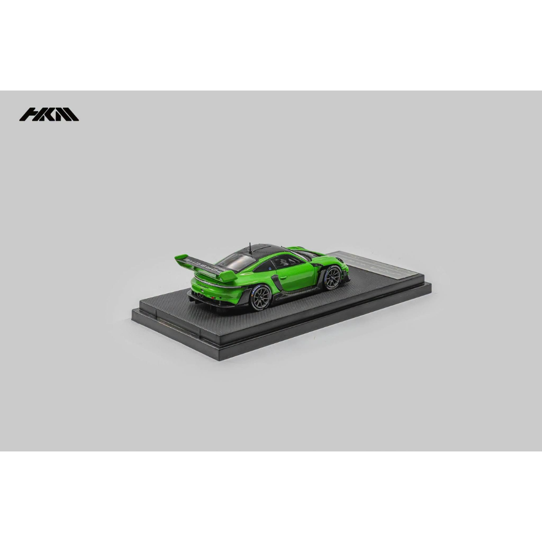 HKM Porsche 911 992 GT3 R Rennsport Brumos Wing Viper Green 1:64 - view 3