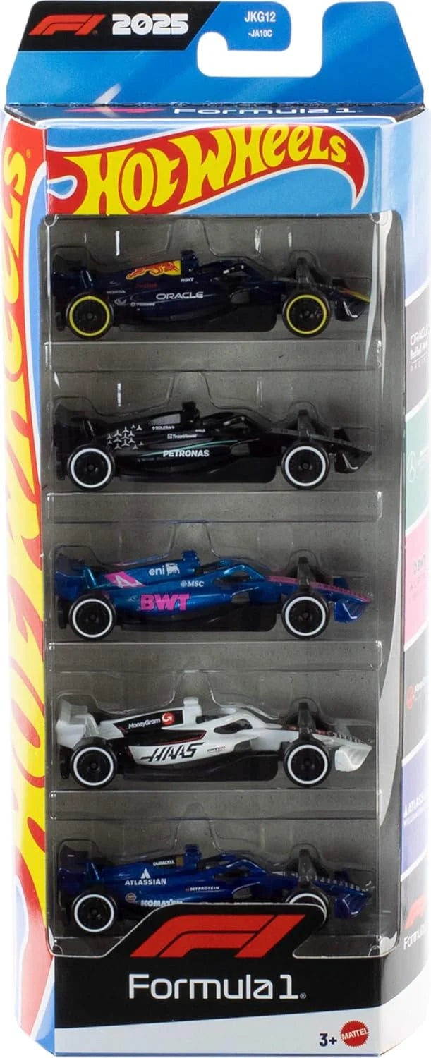 Hot Wheels - Formula 1 2025 Team Pack - 5-Car Set - Torque Tribe