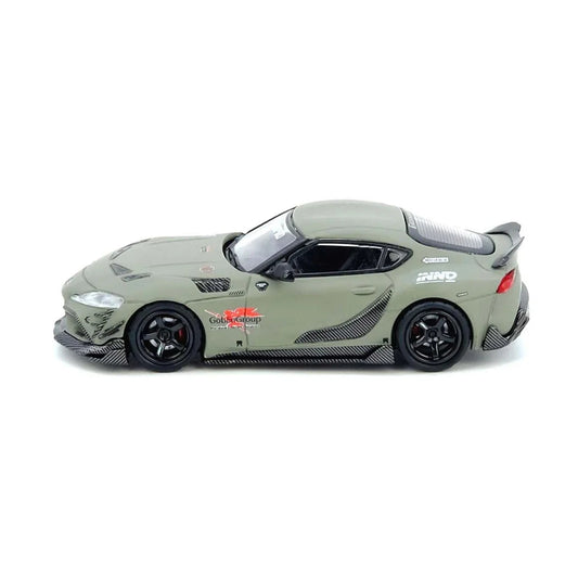 INNO64 Toyota Supra A90 Darwin Pro 1:64 Matt Green - view 2