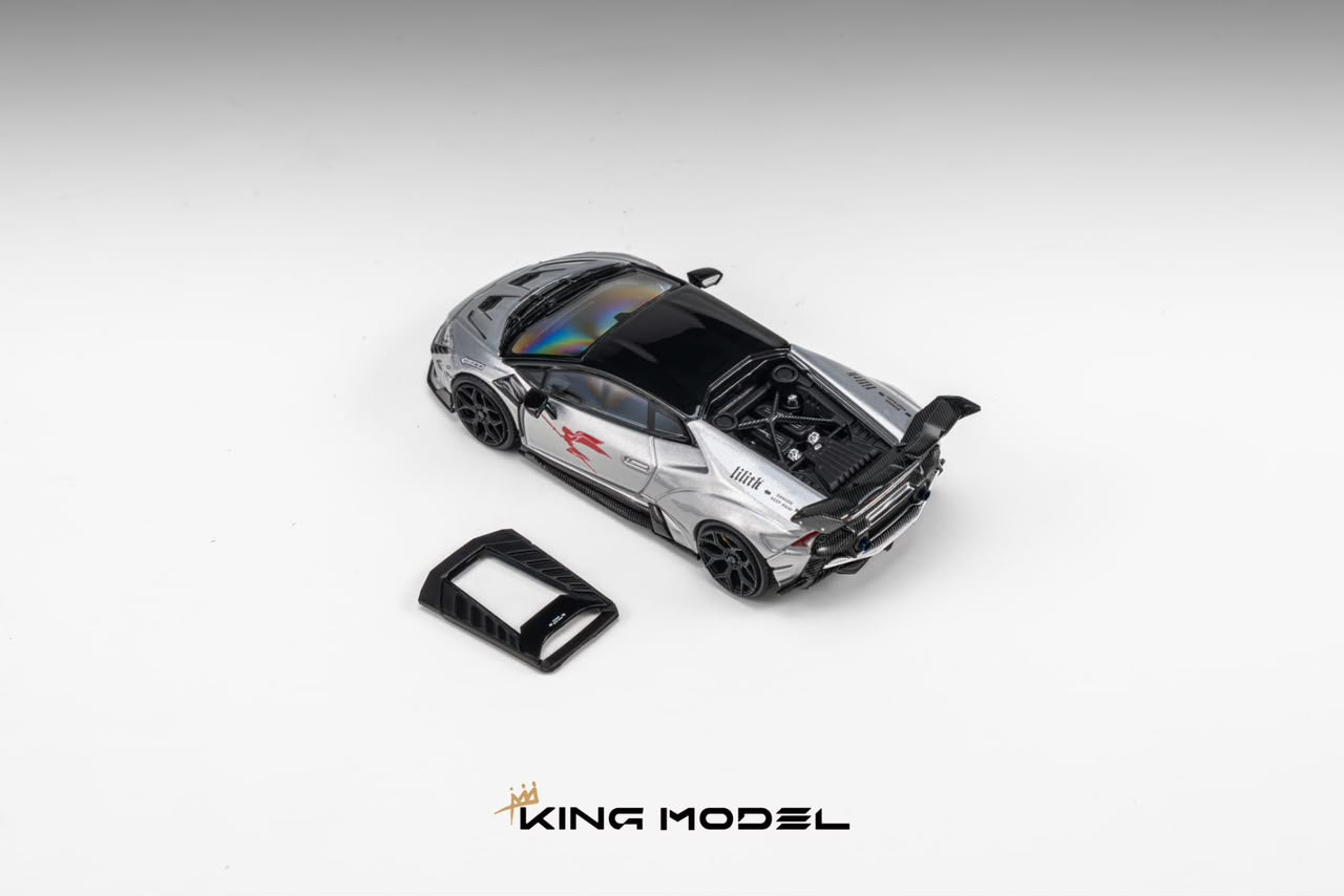 King Models - Lamborghini Huracan Darwin Pro - Silver - PRE ORDER
