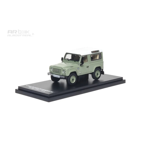 Almost Real - AR Box - Land Rover Defender 90 Heritage Edition 2015 (Green) - 1:64 Scale Diecast Model Car - Torque Tribe