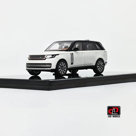 LCD Models - Land Rover Range Rover SV SERENITY - White&Black - 1:43 Scale - Torque Tribe