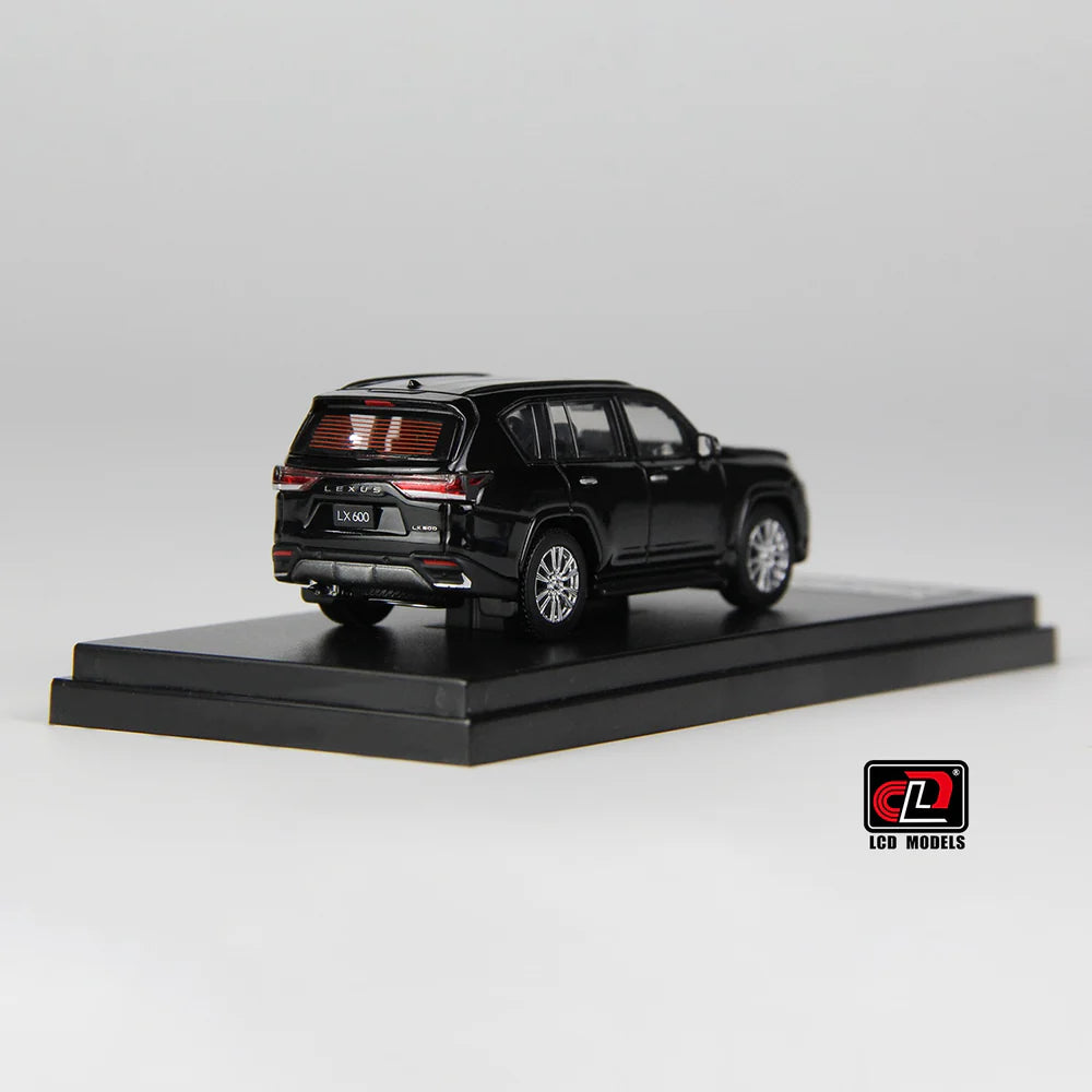 LCD Models - Lexus LX600 - Black - 1:64 Scale - Torque Tribe