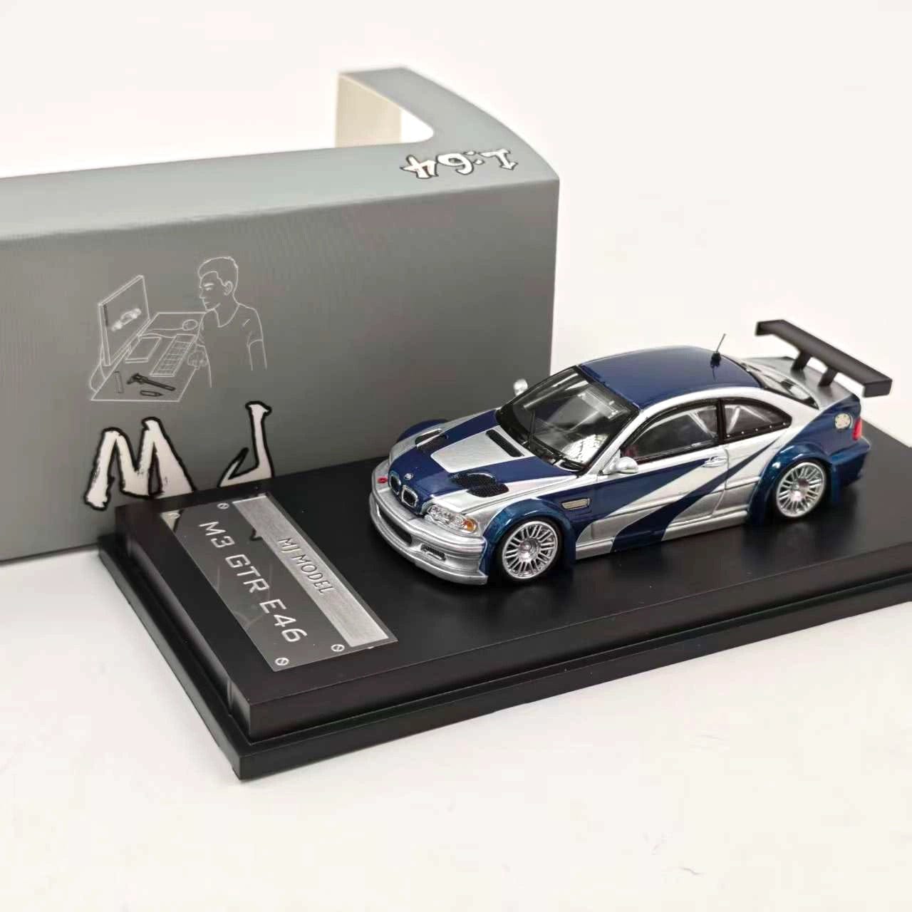 MJ Model - BMW M3 GTR E46 - 1:64 Scale Model