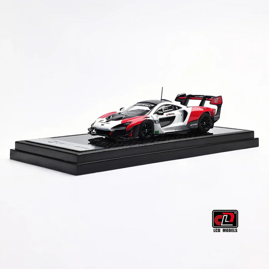 LCD Models - McLaren Senna GTR - Red&White - 1:64 Scale - Torque Tribe