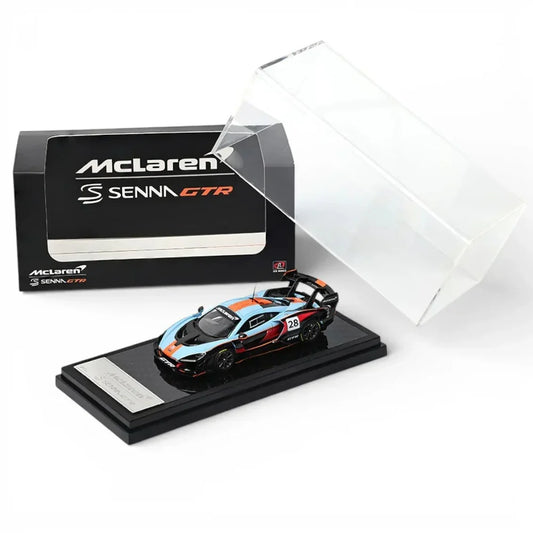 LCD Models - McLaren Senna GTR - Foshan APA XPO Gulf Livery - 1:64 Scale - Torque Tribe