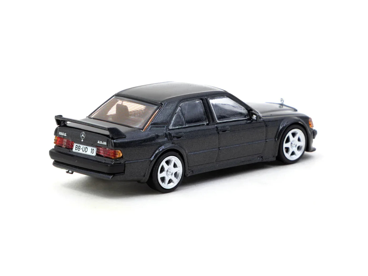 Tarmac Works - Mercedes-Benz 190 E 2.5-16 EVO 1 - Global64 - Black - 1:64 Scale