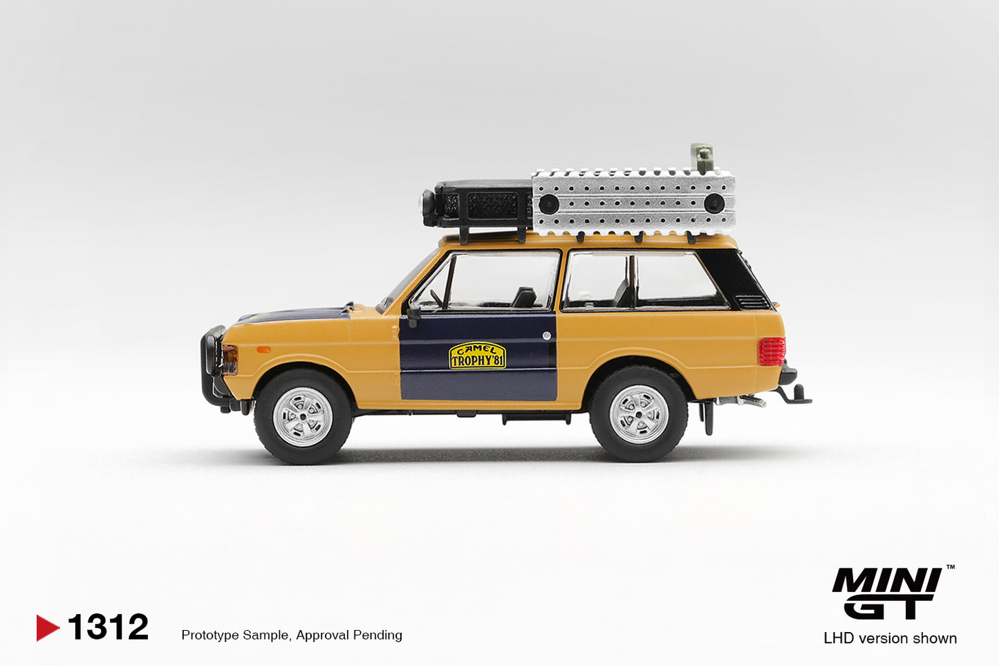 Mini GT - Ranger Rover 1981 Camel Trophy Sumatra H Fischer & W Bays - BOX - PRE ORDER - Torque Tribe