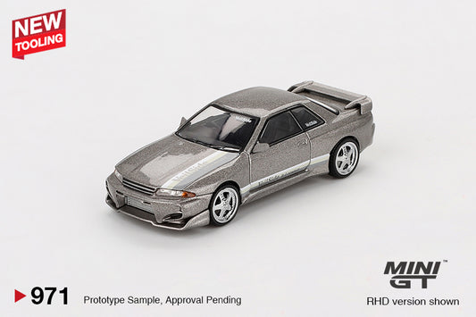 Mini GT - NISSAN SKYLINE GTR R32 VEILSIDE COMBAT CI VEILSIDE COMBAT GREY - Blister Pack - Torque Tribe