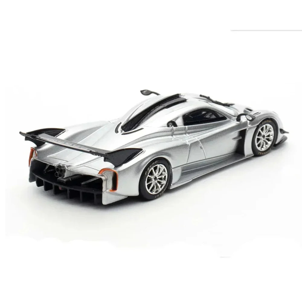 LCD Models - Pagani Huayra R - Silver - 1:64 Scale - Torque Tribe