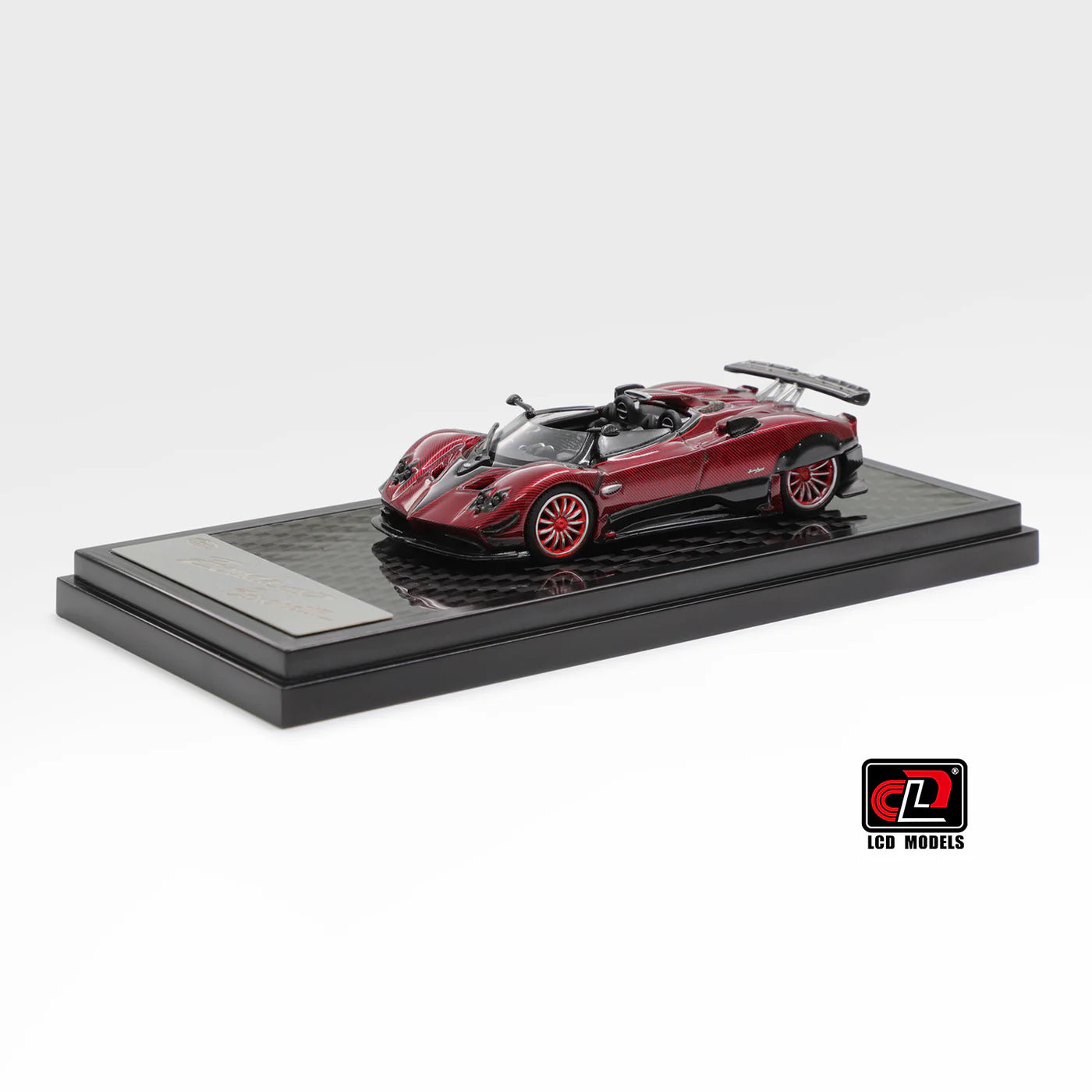 LCD Models - Pagani Zonda HP - Carbon Red - 1:64 Scale - Torque Tribe