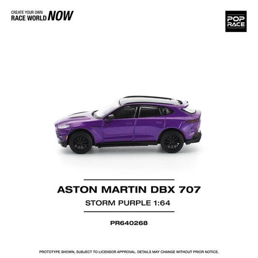 Pop Race - Aston Martin DBX 707 - Purlpe - 1:64 - Diecast Model - Torque Tribe