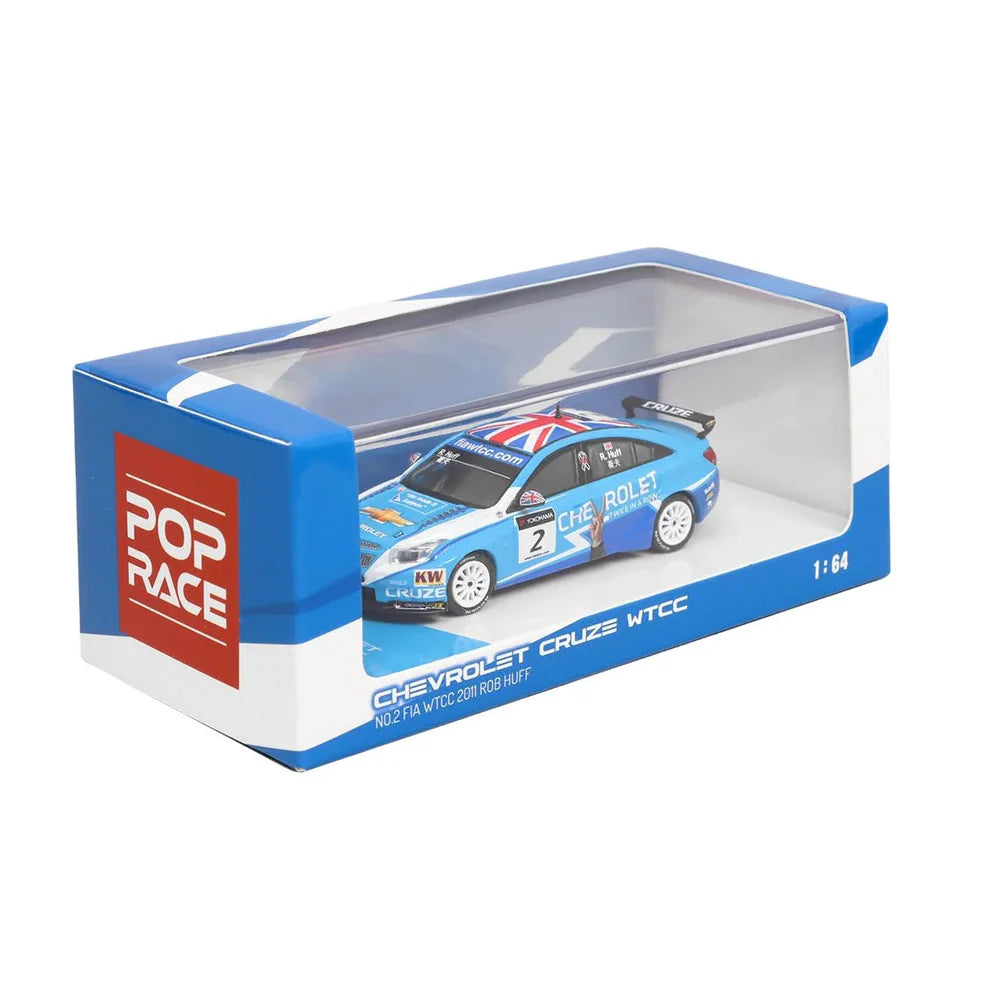Pop Race - Chevrolet Cruze WTCC No.2 FIA WTCC 2011 Rob Huff - 1:64 - Diecast Model - Torque Tribe