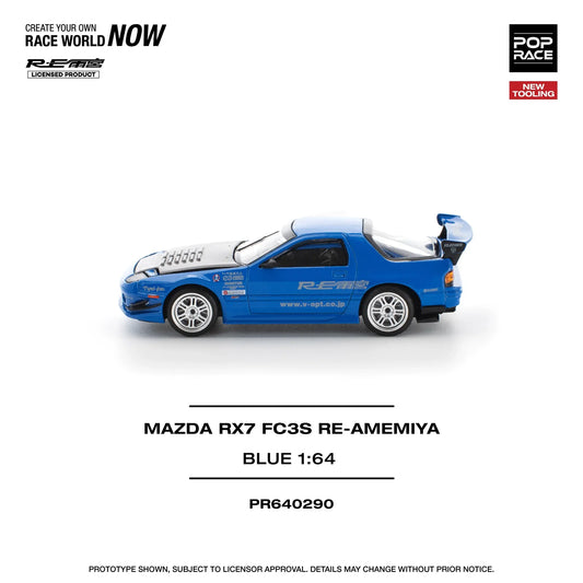 Pop Race - Mazda RX7 FC3S Re-Amemiya - 1:64 - Diecast Model - Torque Tribe