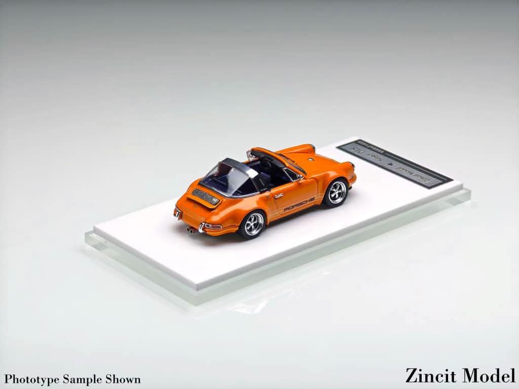 Zincit Model - Classic Singer Targa - Metallic Racing Orange - 1:64 Scale Model - PRE ORDER