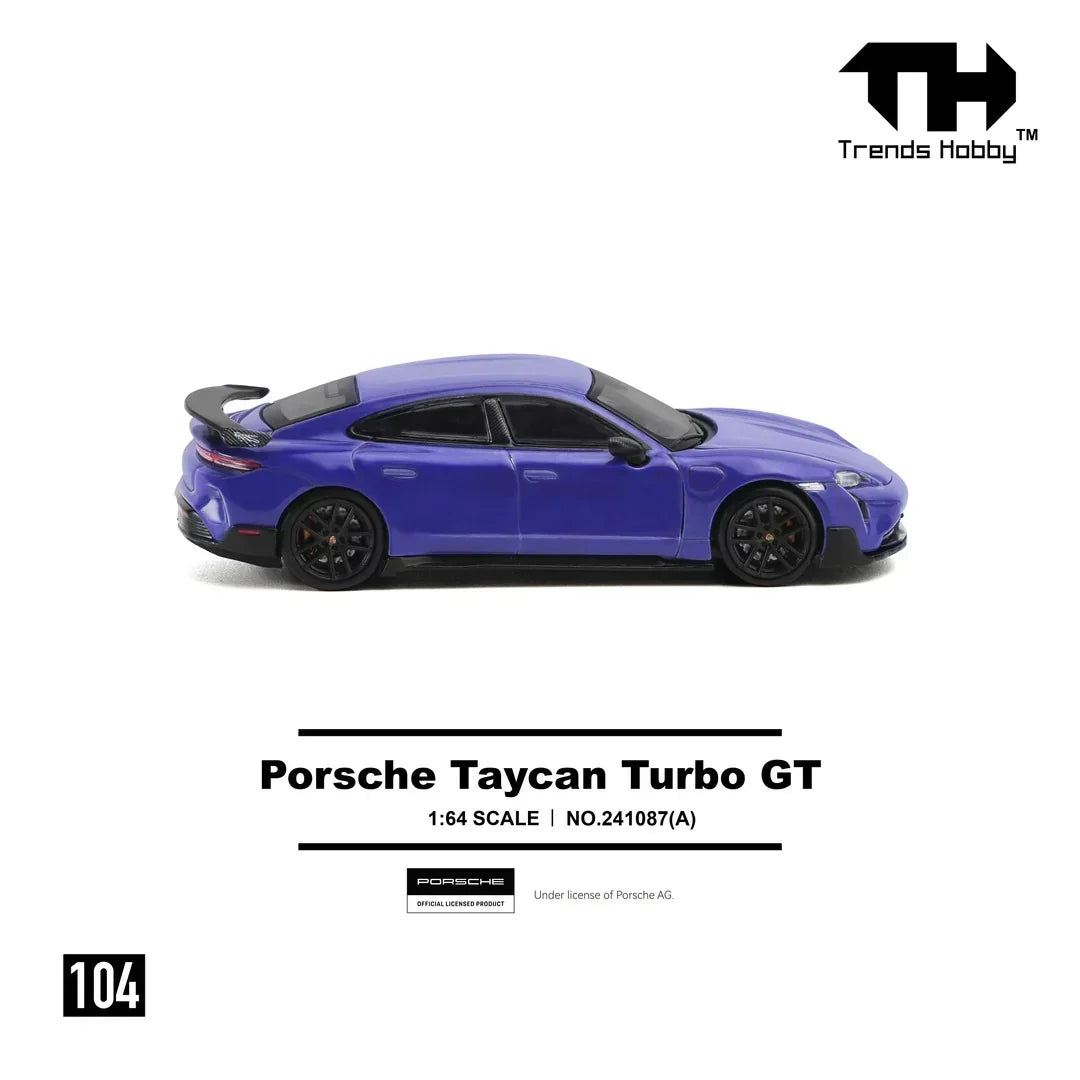 Trends Hobby Porsche Taycan Turbo GT Purple 1:64 - view 4