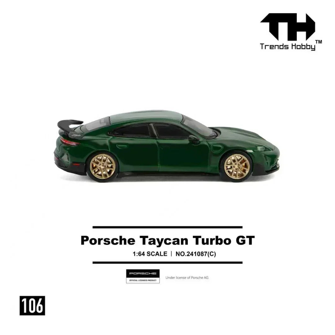 Trends Hobby Porsche Taycan Turbo GT Green 1:64 - view 4