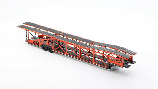 GCD - Car Carrier Trailer - Black & Orange - 1:64 Scale Model - Torque Tribe