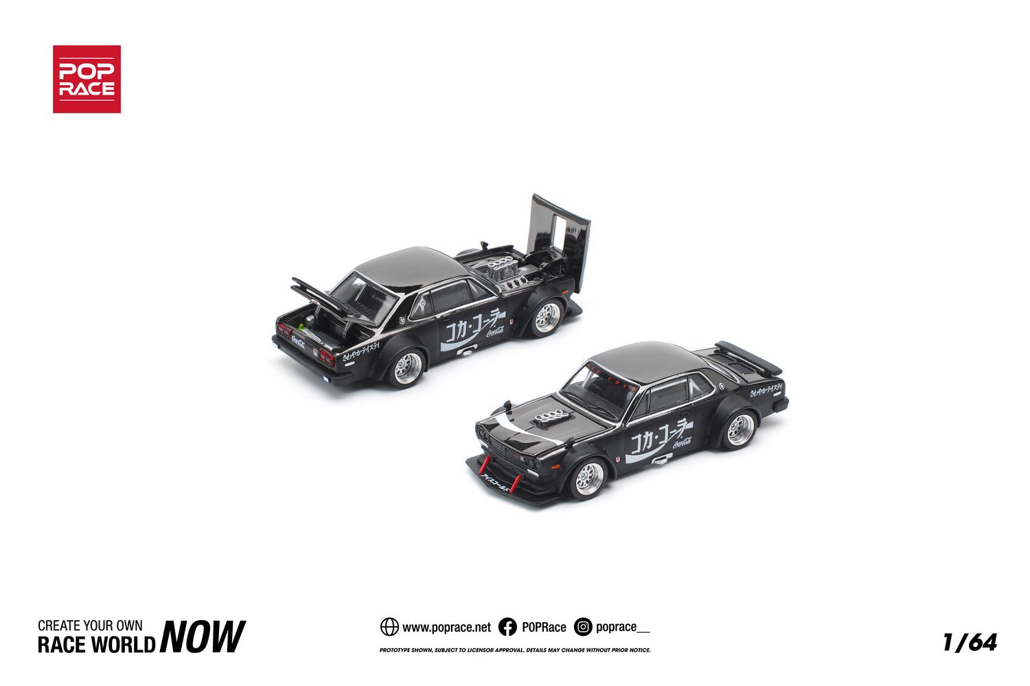 POPRACE x TINY Skyline GT-R Drift (Hakosuka) Coca Cola Zero JP - 1