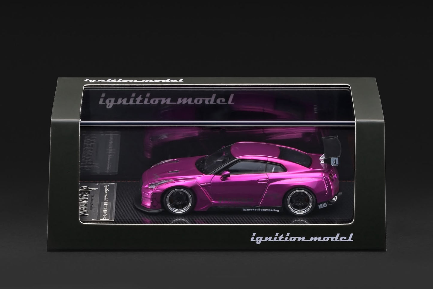 Ignition Model - Nissan R35 LBWK - Pink Chrome - 1:64 Scale Model - Pre Order