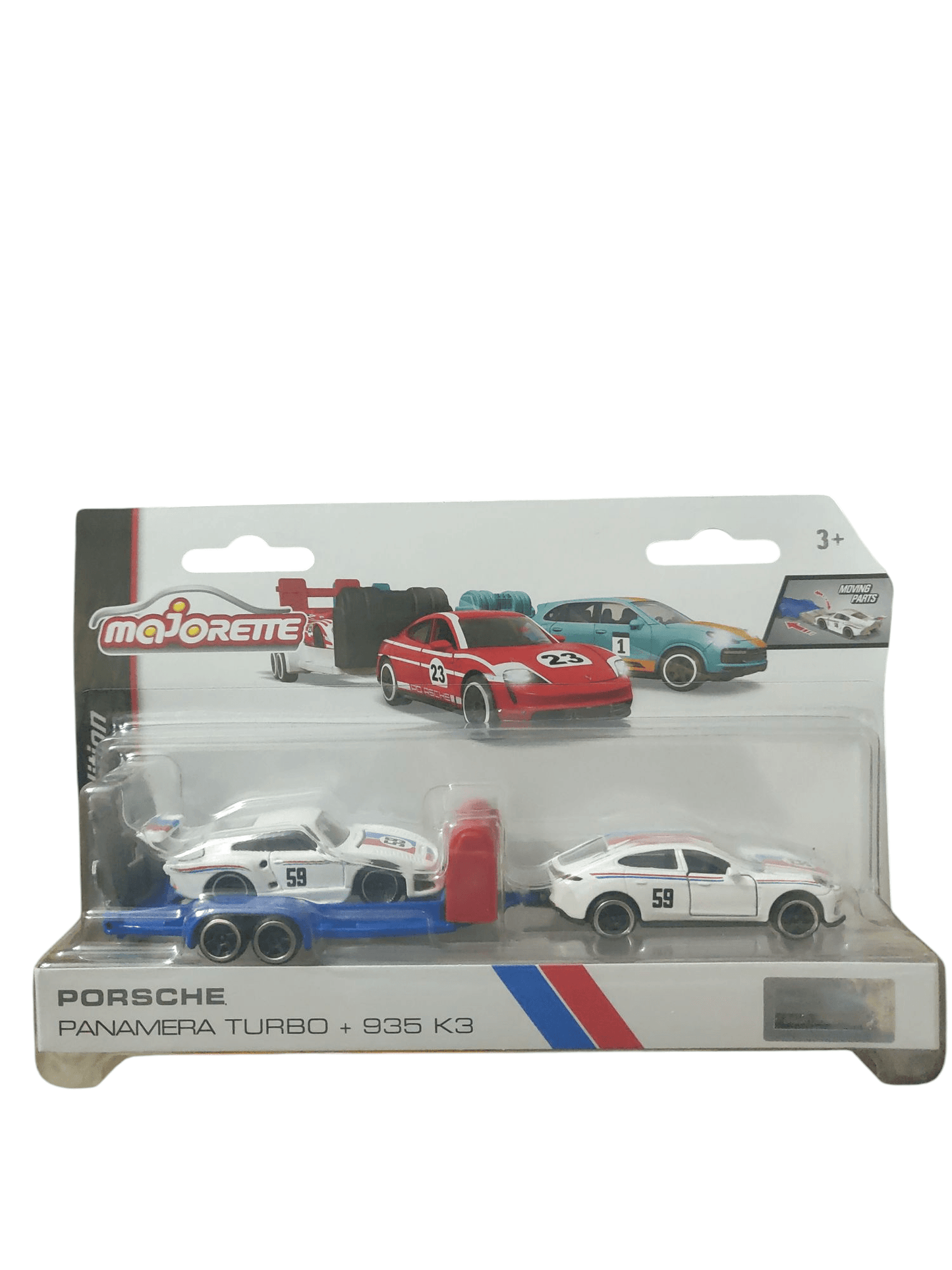 Porsche Panamera Turbo 935 K3 - Majorette Porsche Race Trailer Assortment - Moving Parts - Die-Cast Cars - Buy Hot Wheels Cars Online India