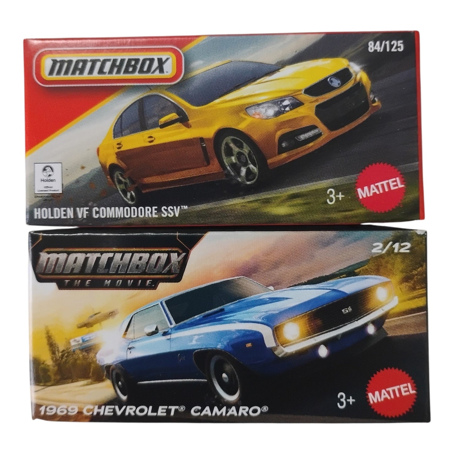 Matchbox - 1969 Chevrolet Camaro & Holden VF Commodore SSV - 1:64 Scale Model
