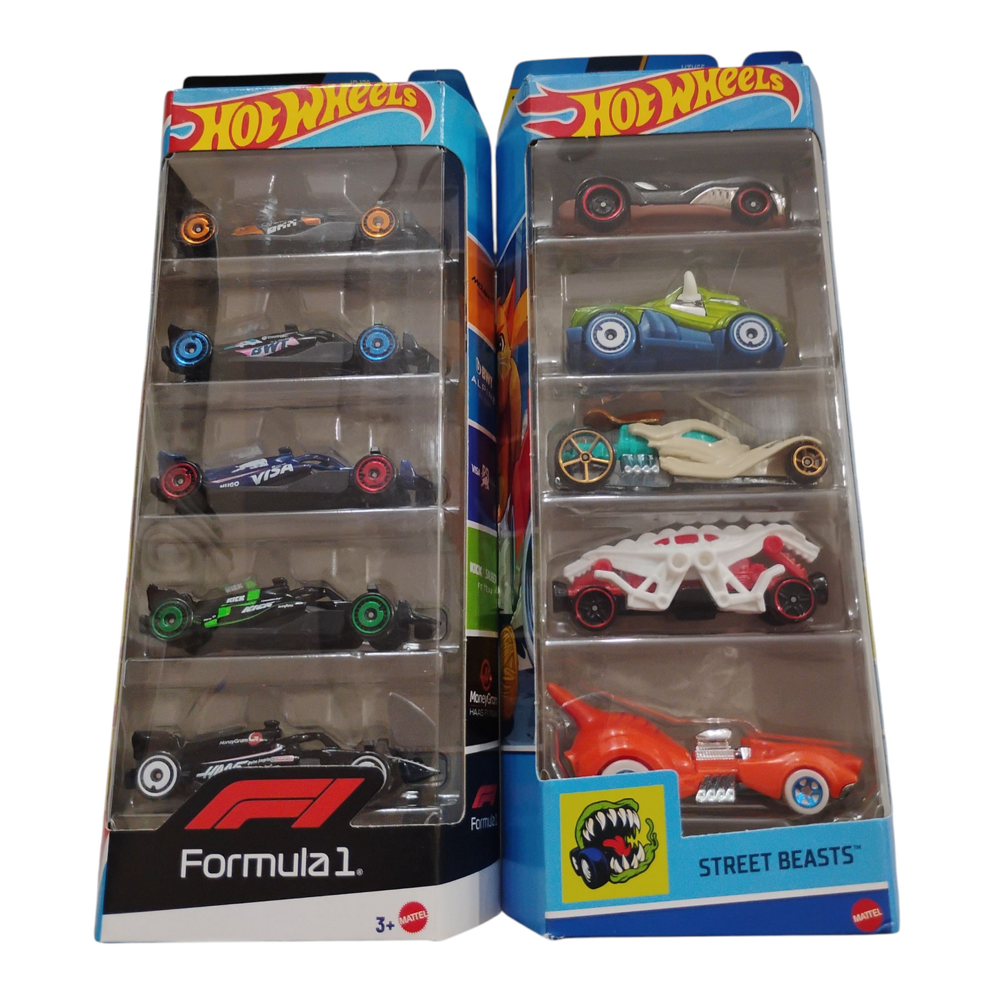 Formula 1 n Street Beasts 5 Pack - Bundle