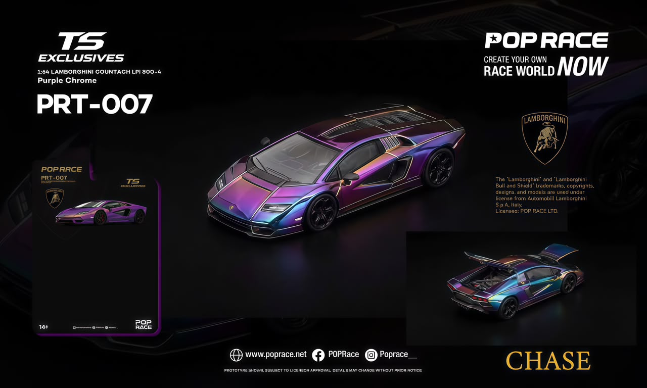 Pop Race - Lamborghini LPI 800-04 - 1:64 Scale Model - PRE ORDER