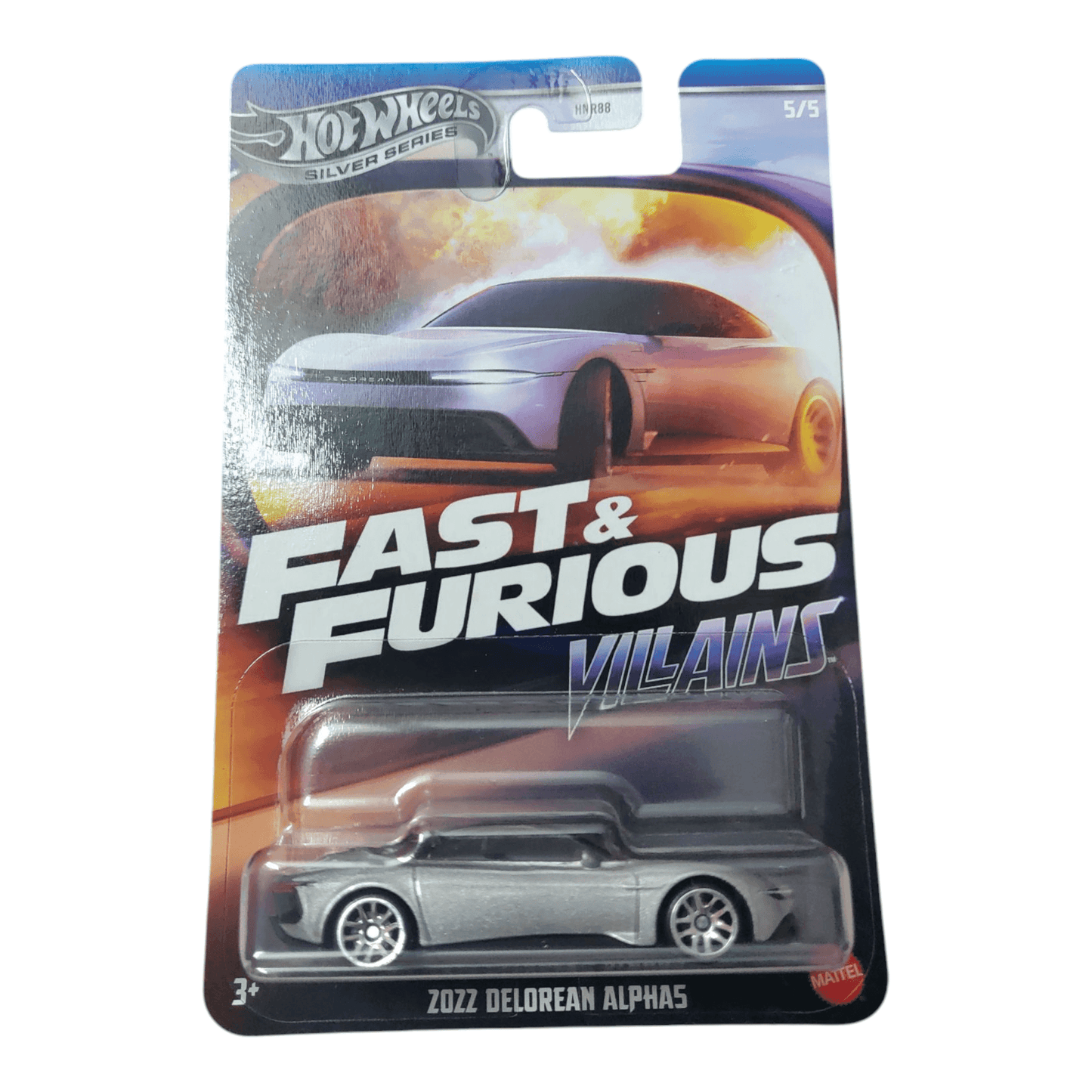Hot Wheels Fast & Furious Villains Silver Series - 2022 Delorean Alphas - Imported - Die-Cast Cars - Buy Hot Wheels Cars Online India