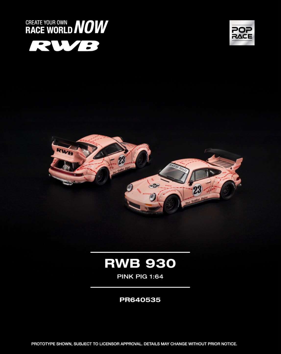 Pop Race - RWB 930 Pink Pig - Pre Order
