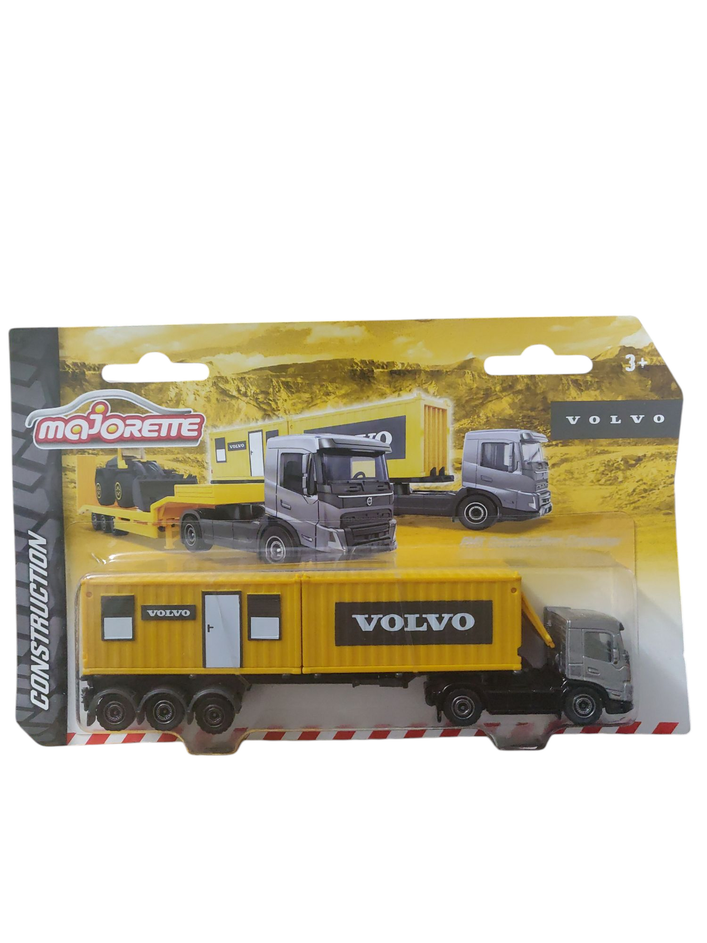Volvo FMX Construction Container - Majorette Volvo Transporter - Torque Tribe