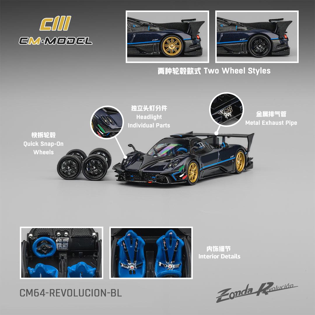 CM Model Pagani Zonda Revolución 1:64 diecast model