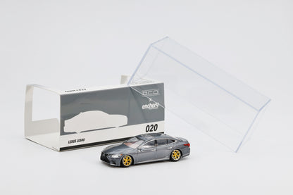 GCD x Enchery - Lexus LS500 - Grey - 1:64 Scale Model