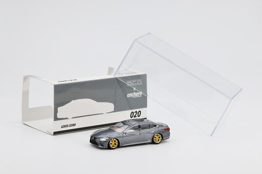 GCD x Enchery - Lexus LS500 - Grey - 1:64 Scale Model - Torque Tribe