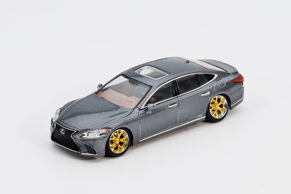 GCD x Enchery - Lexus LS500 - Grey - 1:64 Scale Model