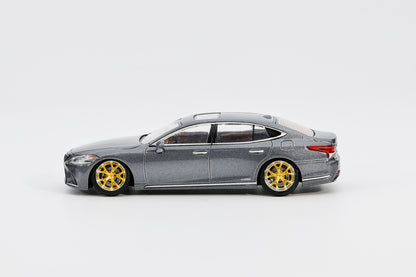GCD x Enchery - Lexus LS500 - Grey - 1:64 Scale Model