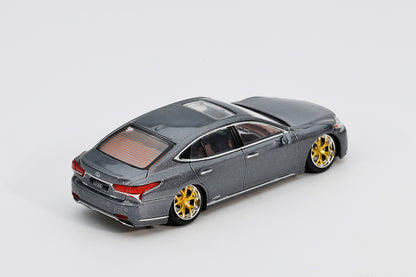 GCD x Enchery - Lexus LS500 - Grey - 1:64 Scale Model