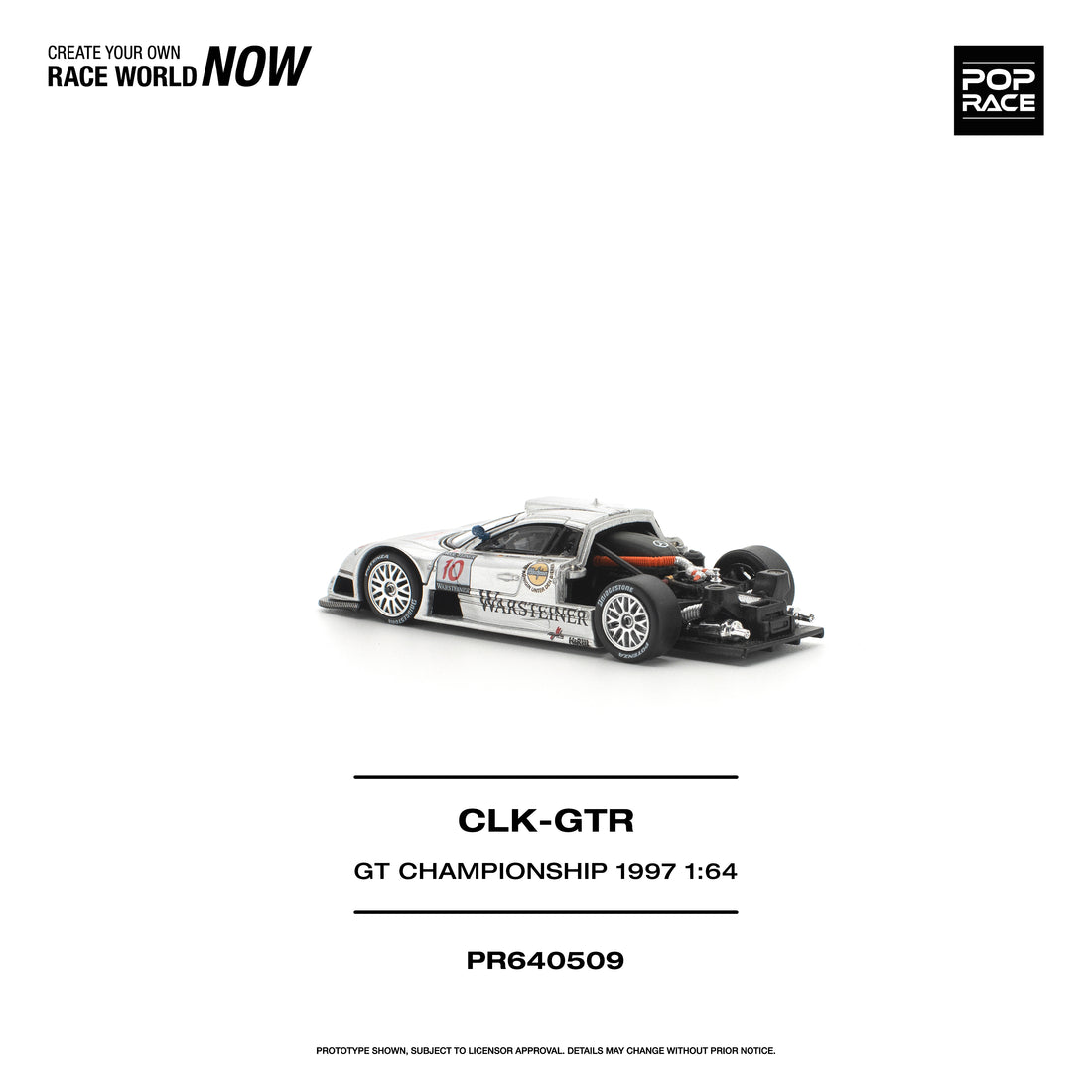 Pop Race Mercedes-Benz AMG CLK GTR FIA GT 1997 1:64 - view 3