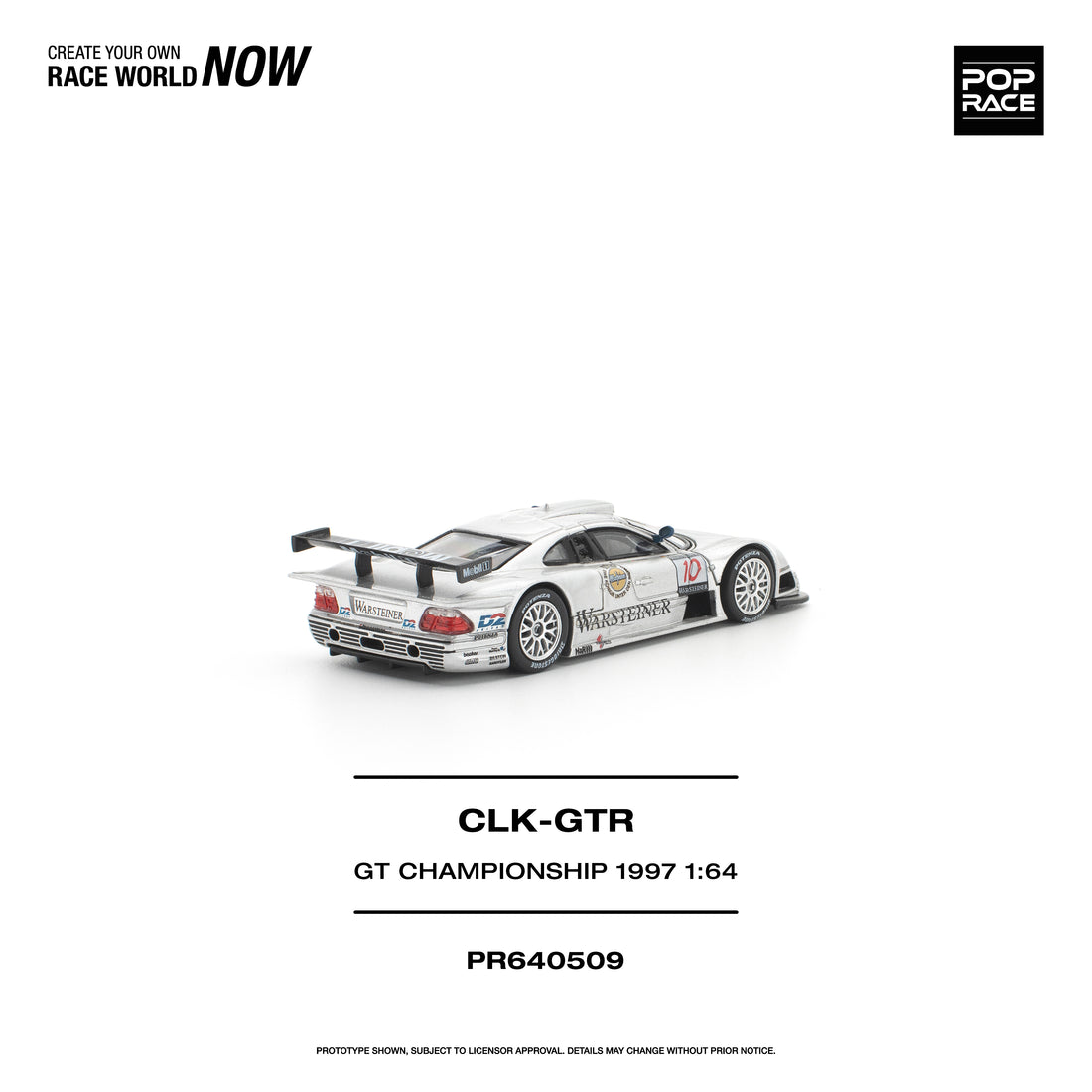 Pop Race Mercedes-Benz AMG CLK GTR FIA GT 1997 1:64 - view 4