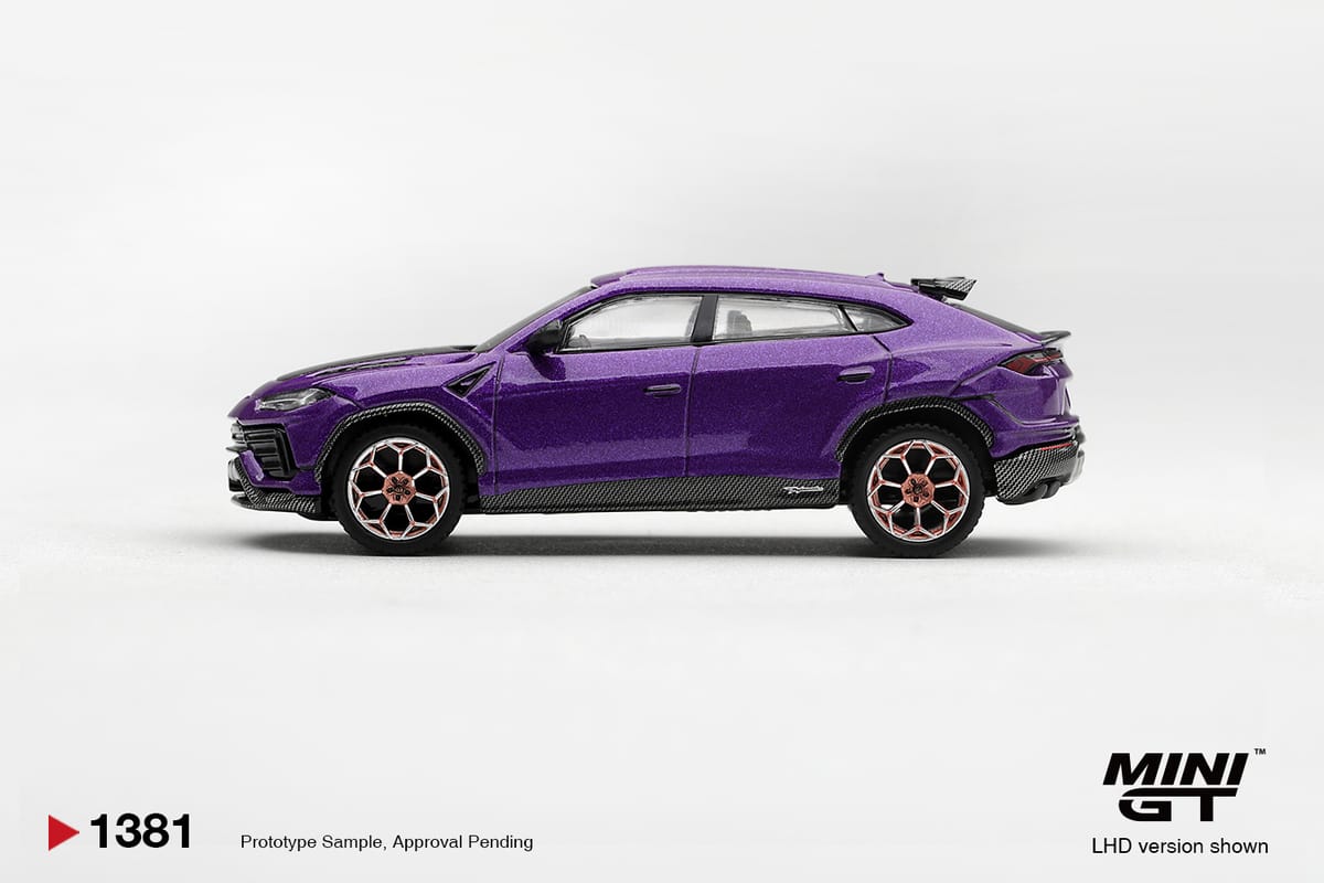 Mini GT Lamborghini Urus Performante Viola Pasifae 1:64 - view 2