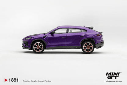 Mini GT Lamborghini Urus Performante Viola Pasifae 1:64 - view 2
