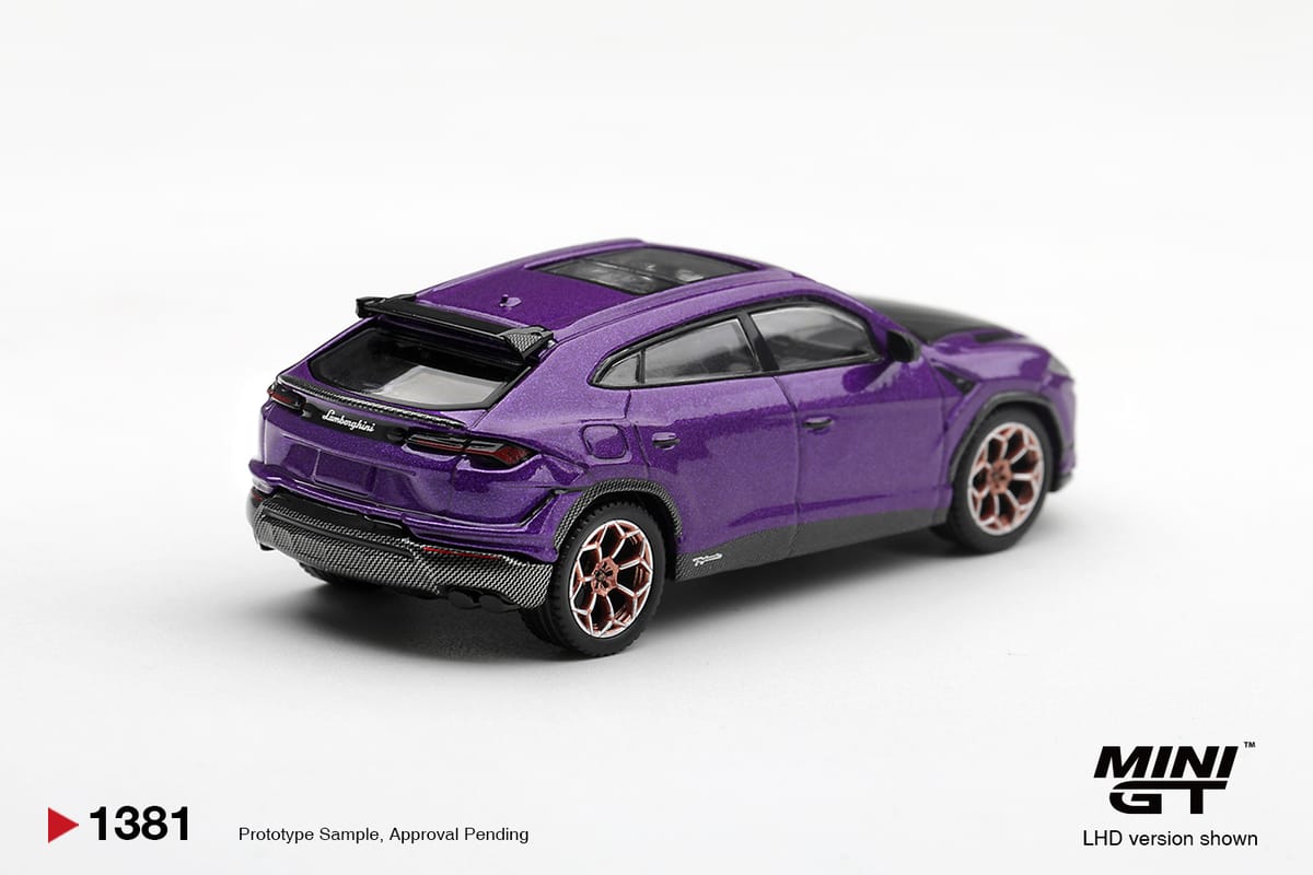 Mini GT Lamborghini Urus Performante Viola Pasifae 1:64 - view 3
