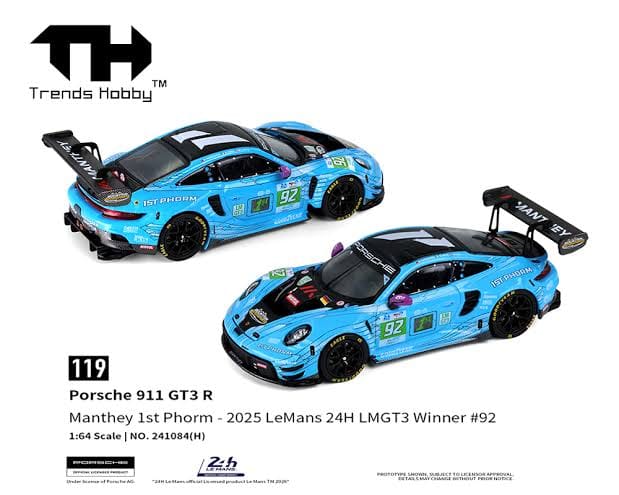 Trends Hobby Porsche 911 GT3 R Manthey Racing 1:64 Box - view 1