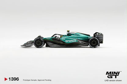 Mini GT Aston Martin AMR24 #14 Fernando Alonso 2024 Las Vegas GP 1:64 diecast model