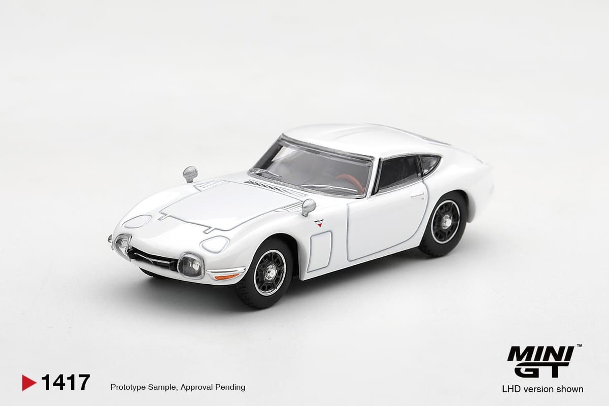 Mini GT Toyota 2000GT Pegasus White Box 1:64 - view 1