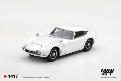 Mini GT Toyota 2000GT Pegasus White Box 1:64 - view 1